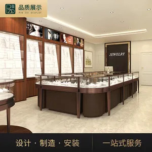 定制珠宝展示柜 专业设计珠宝黄金首饰展示柜 珠宝柜整店设计