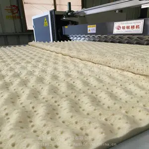 水波纹压型机 切割乳胶绵30mm 波浪纹压花机 凹凸异形切割机