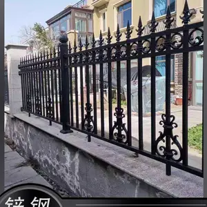 铁艺围墙护栏 锌钢围栏 别墅小区工厂栅栏 特振