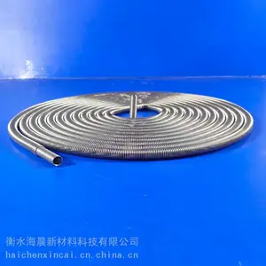路面渗水弹簧钢管 1.2*15耐沥青高温螺旋加丝管 桥梁渗水弹簧管 海晨