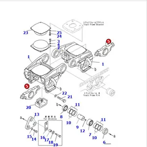 D37***-6Rת���195-30-66520 Bogie Minor ���������