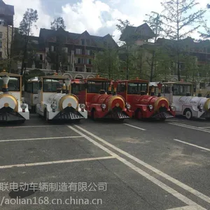 江苏观光小火车厂家常州奥联电动观光小火车燃油观光小火车景区观光火车