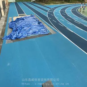 透气型塑胶跑道 运动场跑道 室外塑胶跑道