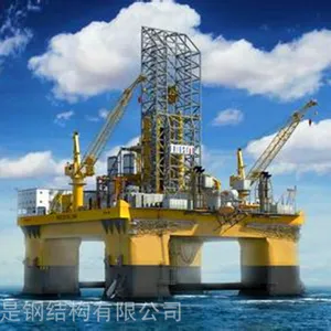海洋石油钻井平台塔架