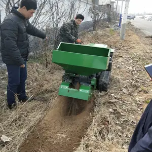 多功能柴油开沟机 柴油施肥机 履带式开沟机 大马力施肥机 土杂肥施肥机