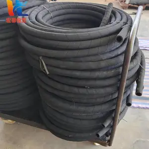 宏禄 黑色夹布耐油胶管 低压耐酸碱胶管 夹布耐磨喷砂管