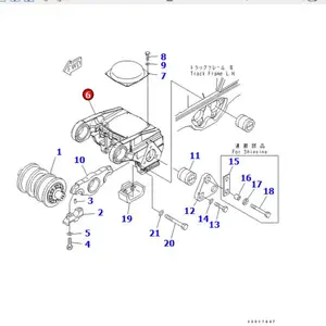 D37***-6Rת���195-30-66520 Bogie Minor ���������
