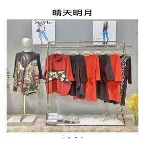 晴天明月品牌折扣女装2020新款秋季套头卫衣直播货源走份
