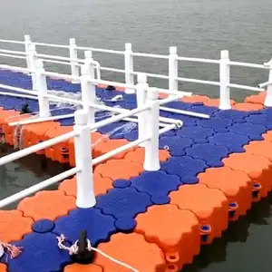 定制水上摩托艇码头 水上码头 养殖浮箱 塑料浮箱 水上舞台专业出方案厂家