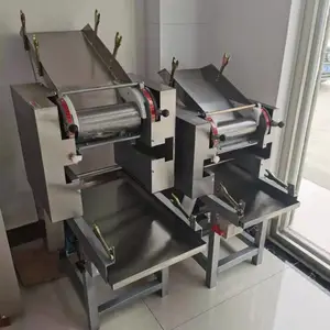 高速出面压面条机 鲁源小型家用挂面机 自动揉面拉面机