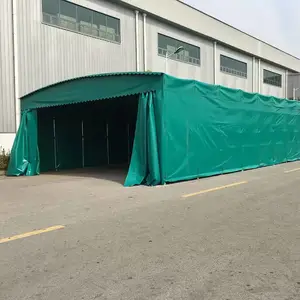 工厂销售河南伸缩遮阳棚 移动遮雨棚 伸缩喷漆房