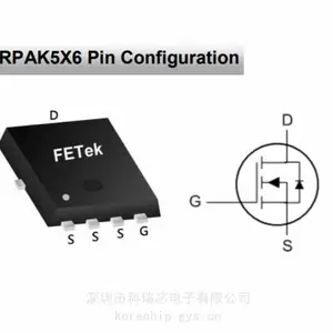 Fet东沅 FKBA15810C 100V N沟道MOSFET 封装PRPAK5x6