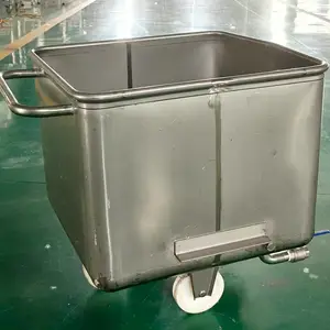 食品厂用肉料车小料车肉制品小推车食品车间物料运输车周转车厂家