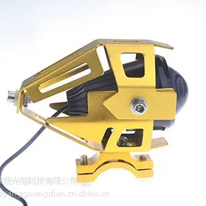 摩托车LED射灯超亮爆闪U5电动车灯改装灯