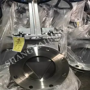 ��͸ʽ�����ε�����ڵ����µ����ֵ���բ�� PZ73X-16P DN125 �մɵ����˵�բ��