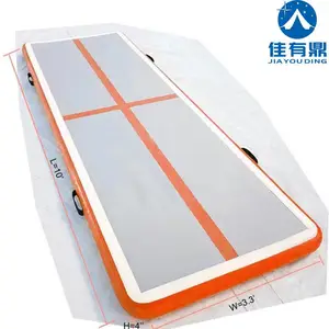 充气瑜伽垫体操垫跆拳道空翻气垫水上舞蹈管拉丝气垫