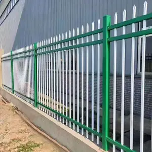 城市道路护栏 永航 别墅铁艺围栏 防爬墙铁栅栏