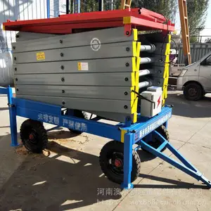 长期供应 四轮移动液压升降平台 辅助行走 剪叉式升降平台