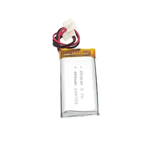 小型软包装锂电池,聚合物锂电池602040 3.7V 400mAh 5C