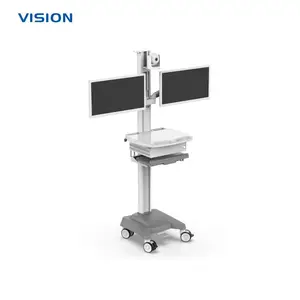 VISION HK-CN|双屏远程会诊推车 带摄像头显示器 支持OEM|ODM定制