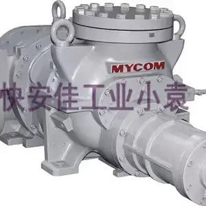 化工MYCOM前川4032XLLLC工业制冷氢气工艺气体有油螺杆压缩机振动大预防性维修保养