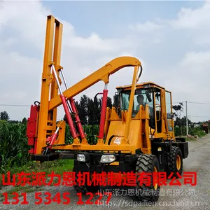 福建莆田装载式护栏打桩机视频 小型护栏打桩机使用说明书-派力恩