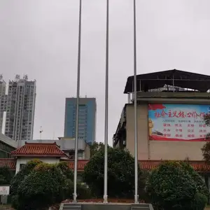 祥安通-阜阳校园手动升旗旗杆价格-不锈钢旗杆定制