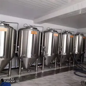 陕西酒店啤酒设备1000升精酿啤酒生产设备多少钱啤酒设备厂家