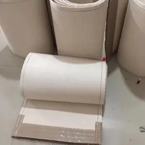 无缝编制帆布输送带 涤棉帆布输送带 2mm灰色食品级帆布带