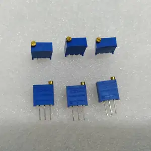 博晨 3296W 玻璃釉可调电位器 103 203 102 104 204 多阻值可调 电位器微调