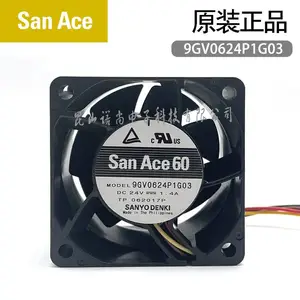 Sanyo 三洋原装现货 9GV0624P1G03 直流风扇 DC Fan 60x38 mm 24V