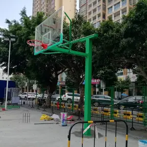 电动液压篮球架 球场比赛用可升降凹箱平箱式篮球架子