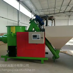 生物质颗粒燃烧机全程自动化控制，大容量可视颗粒燃烧机