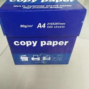 出口全木浆静电A4办公用纸双面打印纸足克足页单包500张