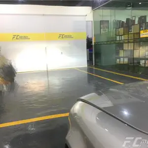 广州番禺奥迪改灯价格 番禺专业改车灯 A4大灯改装进口海拉五双光透镜效果
