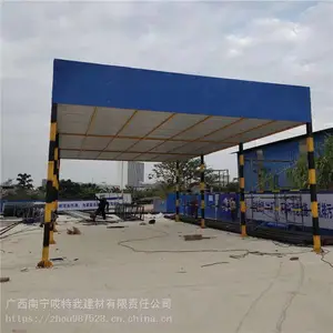 广西加工棚定制丨工地钢筋加工棚丨南宁建筑工地加工棚