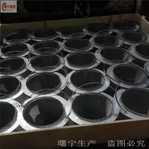 丝网深加工不锈钢过滤筒圆孔冲孔网过滤网管道滤网筒河北 厂家直营