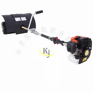 小型汽油草坪清扫机 二冲程手提式梳草机 高尔夫场梳理草坪工具