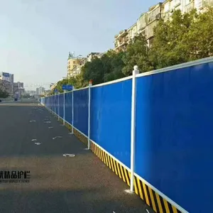 新型道路施工彩钢围挡 公路隔离市政临时工地工程安全围挡