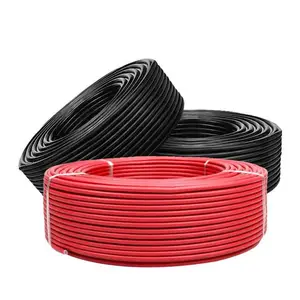 光伏线 4平方直流电线 PVC抗UV材质 太阳能电缆DC1500V