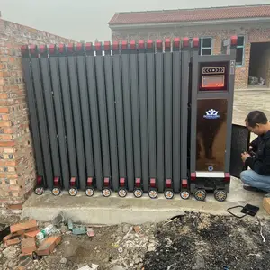 智能安全·高效节能——铝合金伸缩门,打造现代化出入口解决方案
