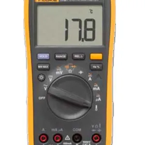 福禄克Fluke 17B+ 电压电阻电流电容数据保持工业数字万用表