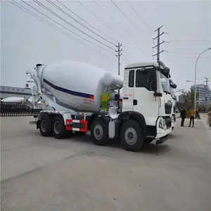重汽前四后八14方混凝土搅拌车运输效***、效益好、价格低