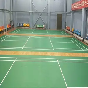 室内外运动地板北京 室内pvc篮球场 羽毛球pvc地垫