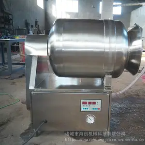 诸城海创机械供应 鸡胸肉腌制滚揉机 500型呼吸式真空滚揉机价格