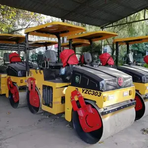 销售:洛阳路捷3吨机械齿轮侧传动双钢轮振动压路机及其原车配件