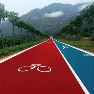 绵阳市 彩色透水混凝土材料 压模地坪材料 无砂混泥土再生型资源可循环