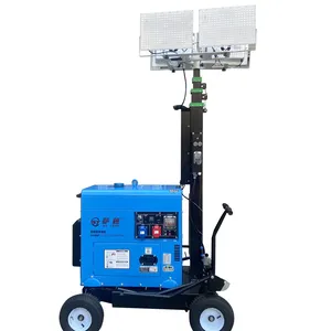 鑫炎照XYKJ6100F液压式升降照明灯应急照明系统灯头带风扇5KW发电机组国债产品应急救灾可授权项目投标