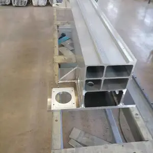 激光切割机铝横梁 拉伸铝横梁焊接成品生产