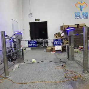 超市单向出入口感应门 买出入口摆闸就选远韬智能